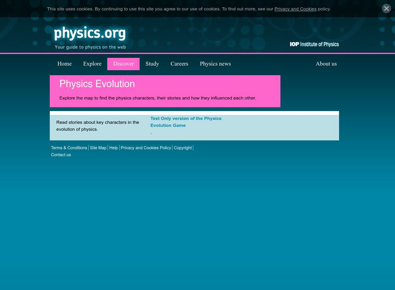 Institute of Physics: Physics Evolution Interactive Institute of Physics: Physics Evolution Interactive