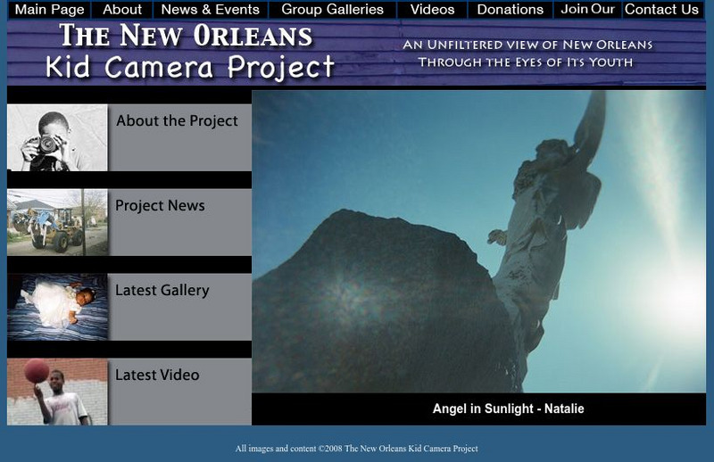 New Orleans Kid Camera Project Website New Orleans Kid Camera Project Website