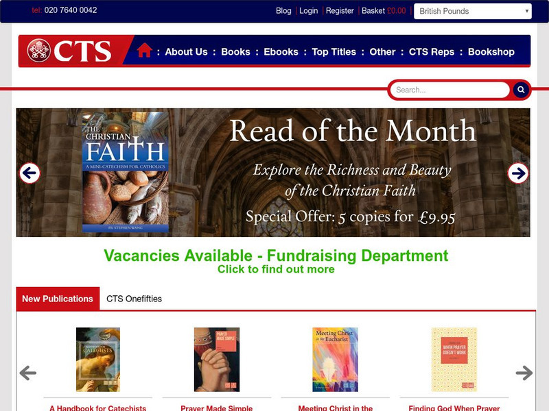 Catholic Truth Society: Publishers to the Holy See Website