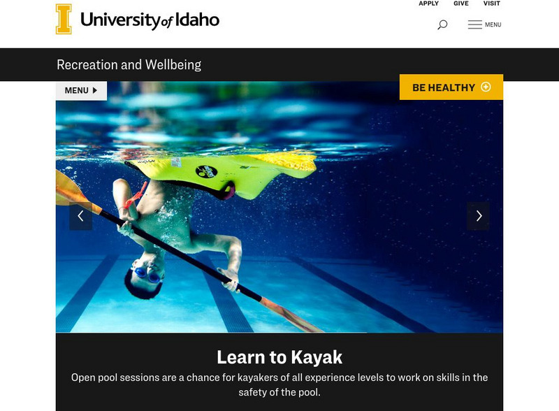 Univ. Of Idaho: Student Wellness Program Website