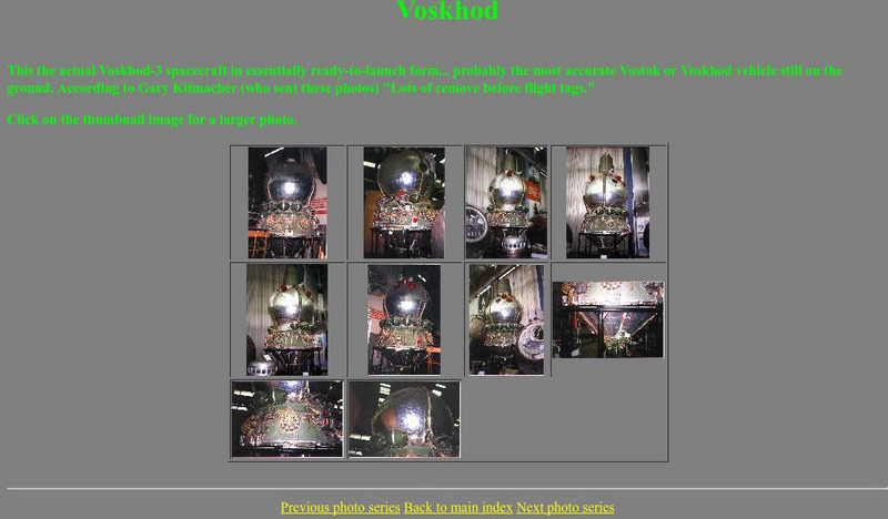 Soviet Space Photos: Photos of Voskhod 3 Website Soviet Space Photos: Photos of Voskhod 3 Website