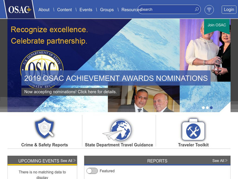 Overseas Security Advisory Council Website Overseas Security Advisory Council Website