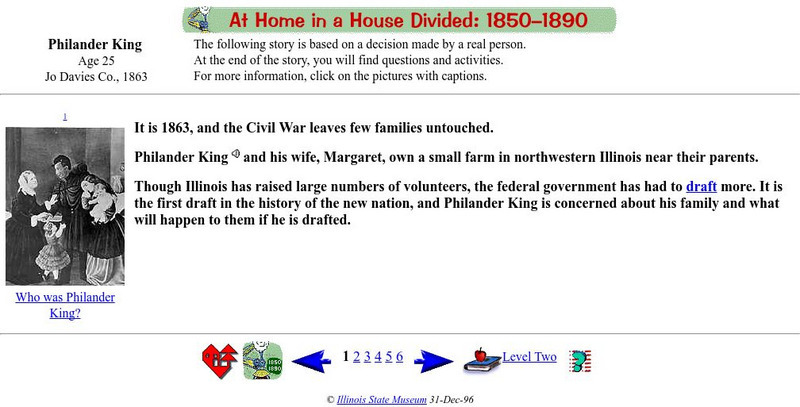 Voices and Choices: At Home: In a House Divided Unit Plan Voices and Choices: At Home: In a House Divided Unit Plan