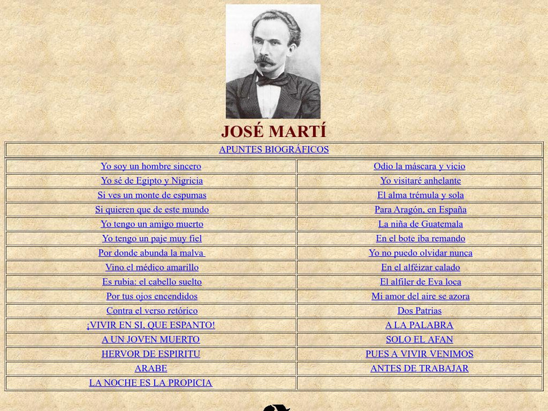 Tinet: Jose Marti Activity