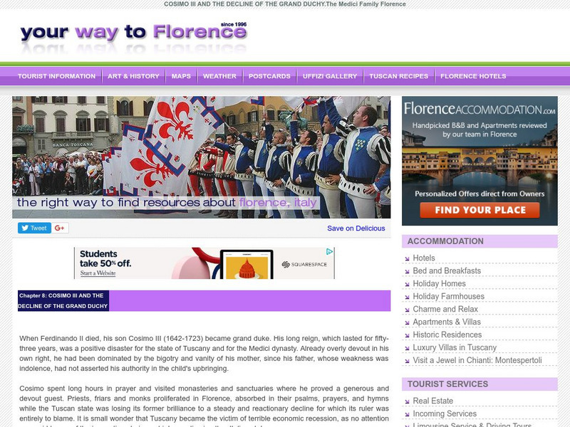 The Medici in Florence: Cosimo Iii and the Decline of the Grand Duchy Website The Medici in Florence: Cosimo Iii and the Decline of the Grand Duchy Website