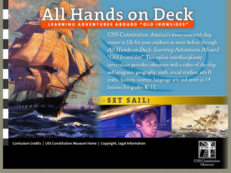 Uss Constitution Museum: All Hands on Deck! Unit Plan Uss Constitution Museum: All Hands on Deck! Unit Plan