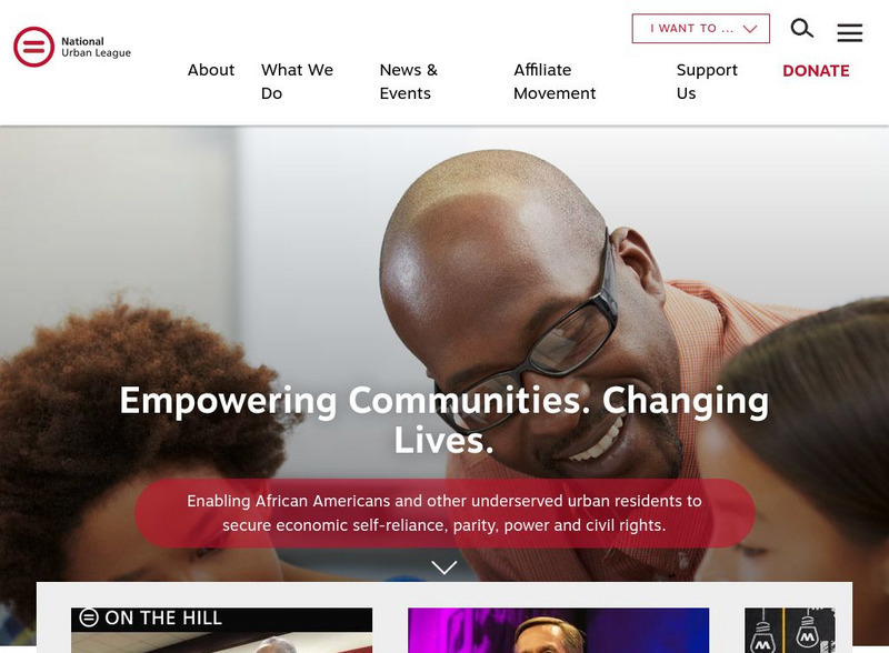 National Urban League Home Page Website National Urban League Home Page Website