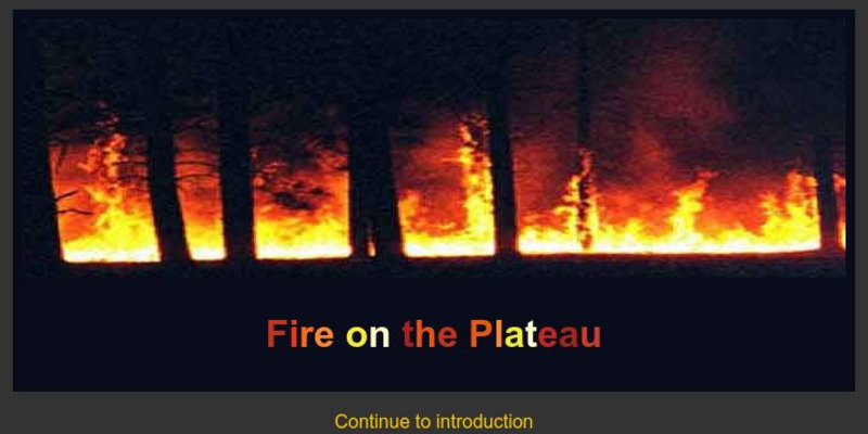 Northern Arizona University: Fire on the Plateau Website Northern Arizona University: Fire on the Plateau Website