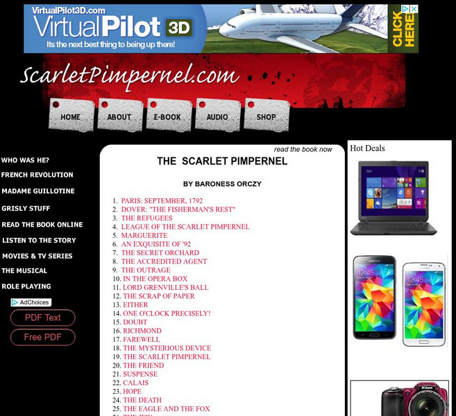 The Scarlet Pimpernel, by Baroness Orczy eBook The Scarlet Pimpernel, by Baroness Orczy eBook