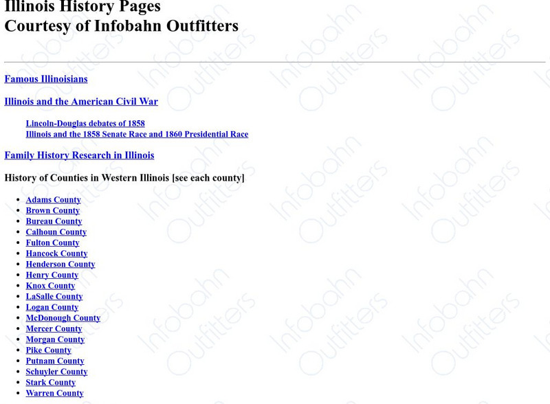 Illinois History Pages Website Illinois History Pages Website