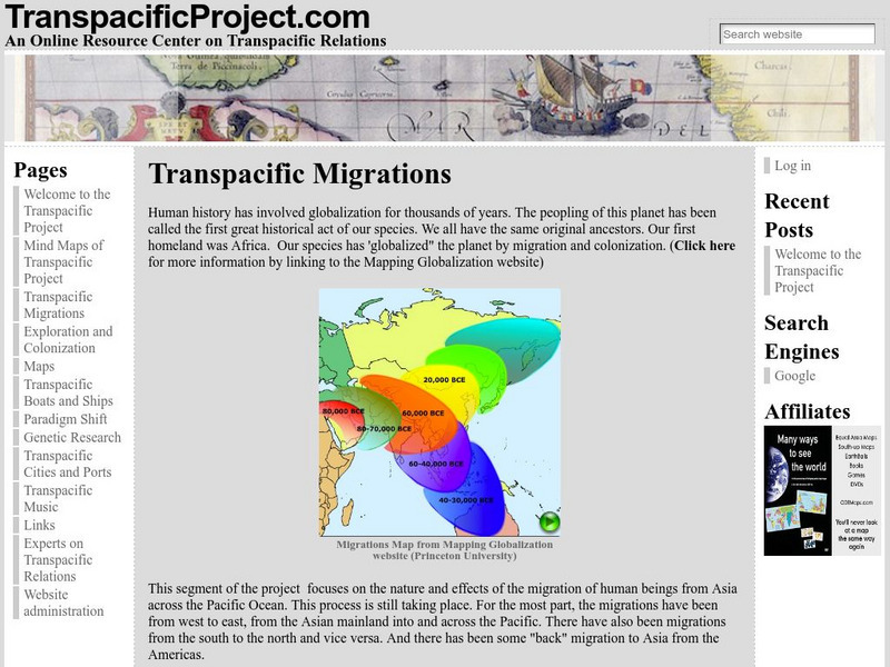 Trans Pacific Project: Transpacific Migrations Website Trans Pacific Project: Transpacific Migrations Website
