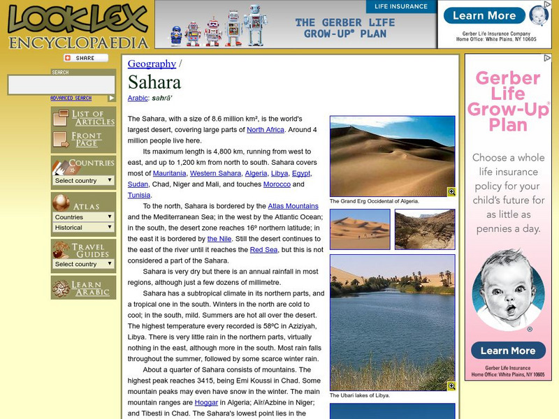 Encyclopaedia of the Orient: Sahara Handout Encyclopaedia of the Orient: Sahara Handout