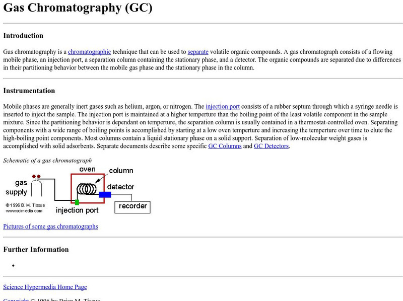 Sci Media: Gas Chromatography Handout
