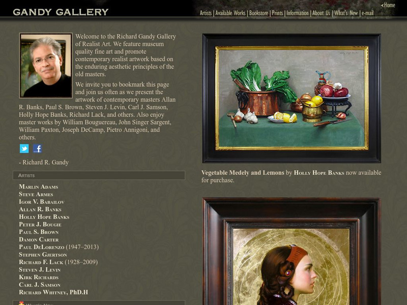 Richard R. Gandy Gallery of Realist Art Website