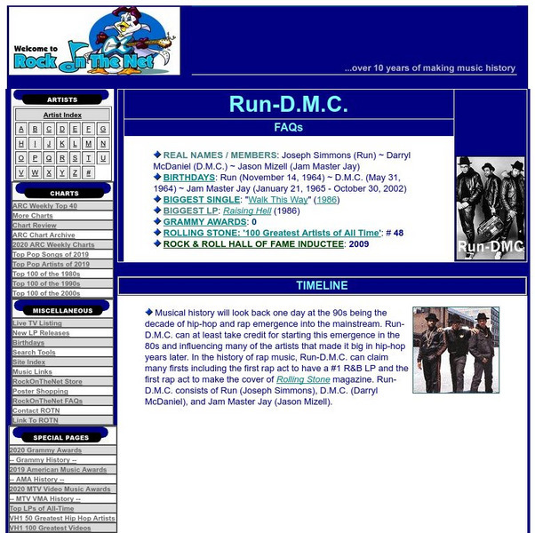 Run d.m.c. Handout Run d.m.c. Handout
