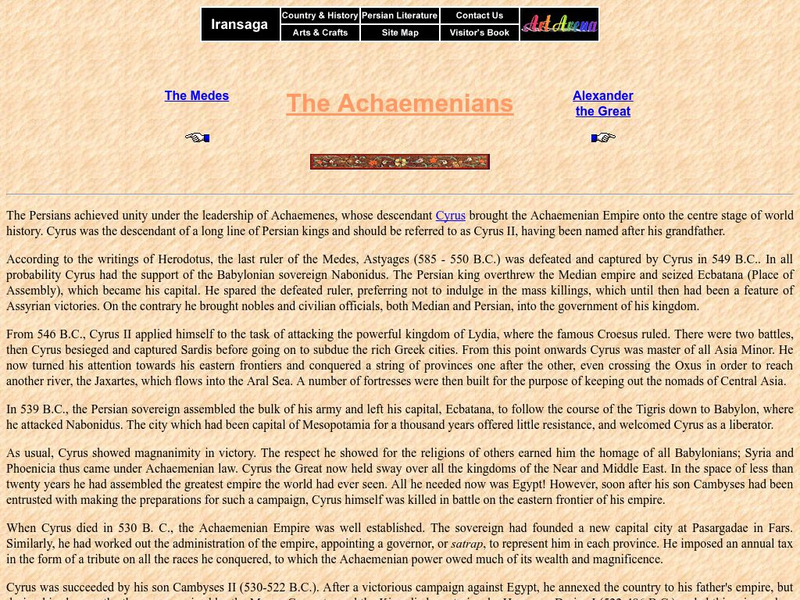 The Achaemenians Website