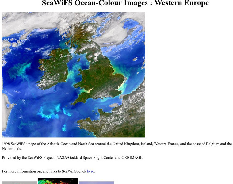 Sea Wi Fs Ocean Colour Images: Western Europe Graphic Sea Wi Fs Ocean Colour Images: Western Europe Graphic