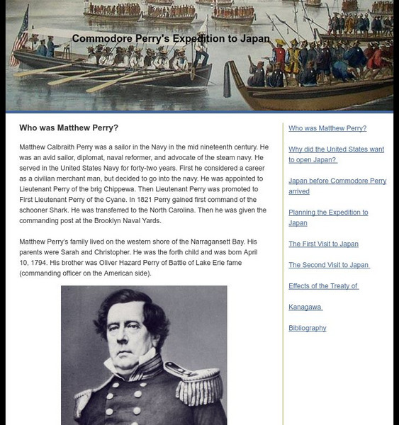 Griffiths World Headquarters: Commodore Perry's Expedition to Japan Website