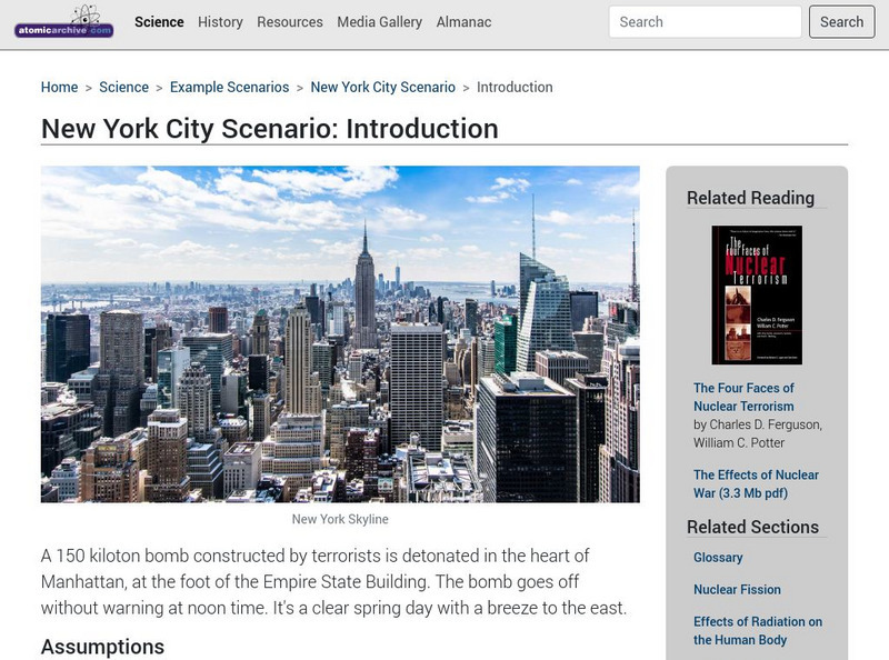 Atomic Archive: Example Scenario: New York Example Activity Atomic Archive: Example Scenario: New York Example Activity