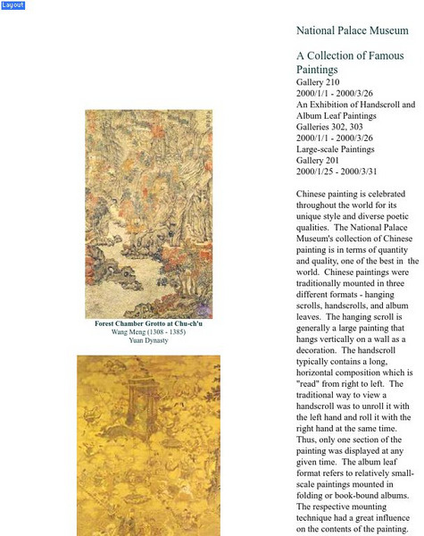 A Collection of Famous Paintings: Introduction Graphic A Collection of Famous Paintings: Introduction Graphic