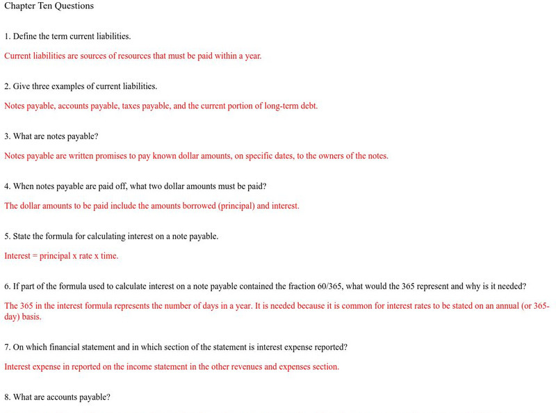 University of Massachusetts: Notes Payable Activity University of Massachusetts: Notes Payable Activity