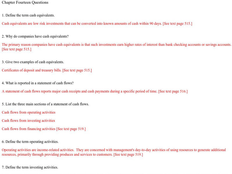 University of Massachusetts: Cash Flow Statement, Corporation Activity University of Massachusetts: Cash Flow Statement, Corporation Activity