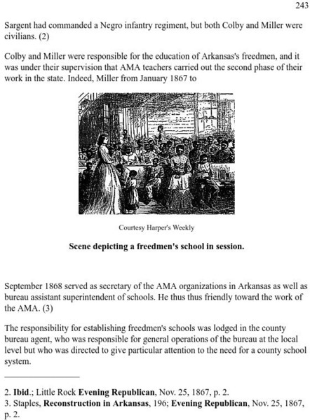 Sau: Ama and the Freedmen's Bureau in Arkansas Handout