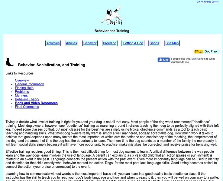 Dog play.com: Behavior, Socialization, and Training Website