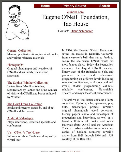 Eugene O'neill Foundation: Tao House Unit Plan Eugene O'neill Foundation: Tao House Unit Plan