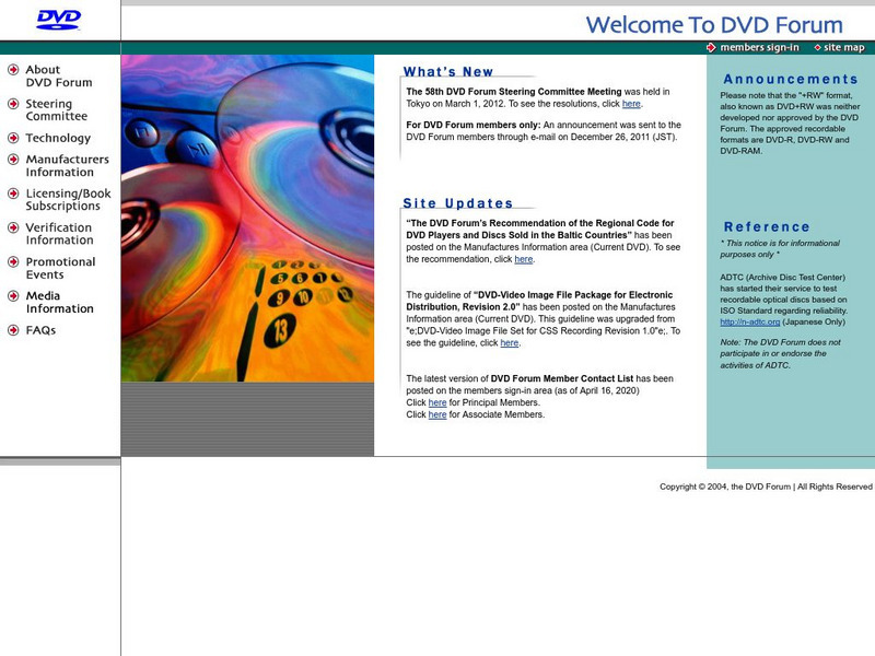 Dvd Technology Website Dvd Technology Website