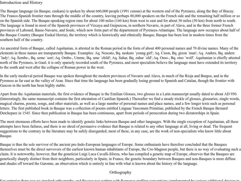 Euskara Online: Basque Website Euskara Online: Basque Website