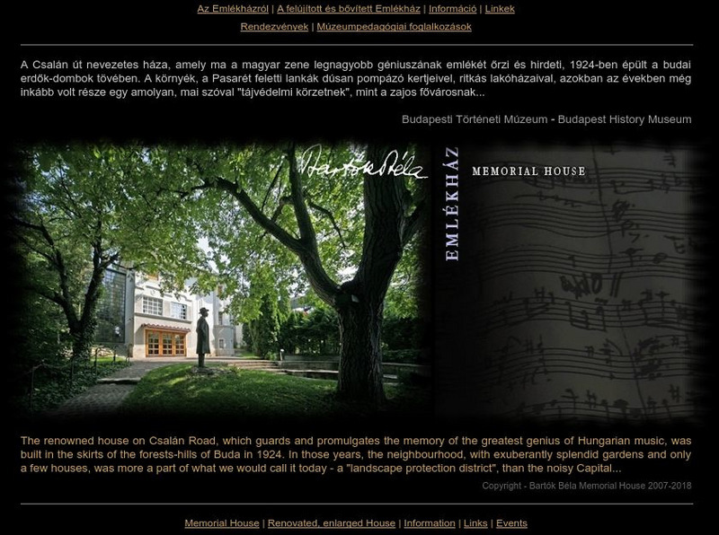 Bartok Memorial House Budapest Graphic