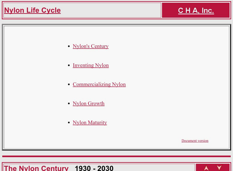 Cha, Inc.: Nylon Life Cycle Website Cha, Inc.: Nylon Life Cycle Website