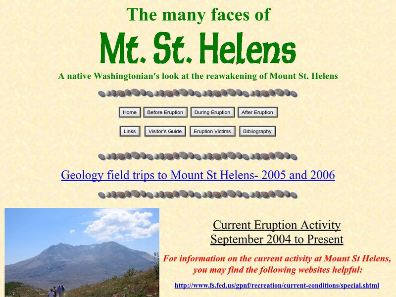 The Many Faces of Mt. St. Helens Website The Many Faces of Mt. St. Helens Website