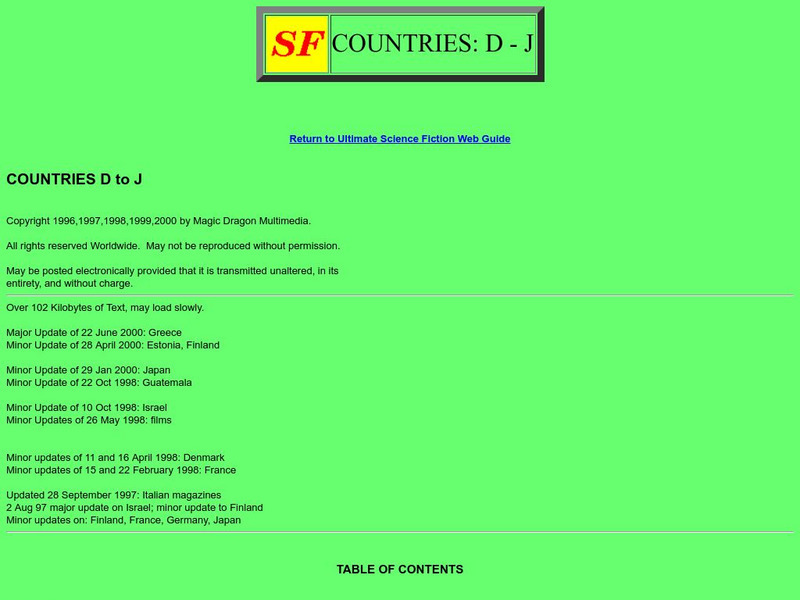 Intro to Jewish Science Fiction Website Intro to Jewish Science Fiction Website