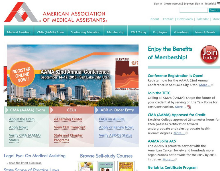 American Association of Medical Assistants Website American Association of Medical Assistants Website