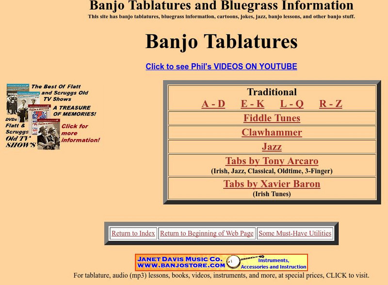 Banjo Tablatures Website Banjo Tablatures Website