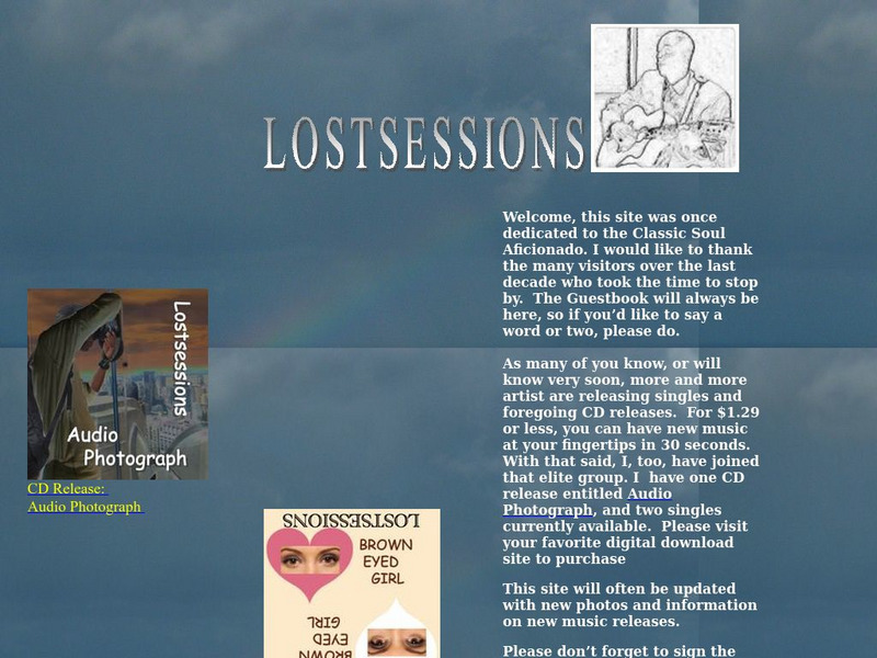 The Lost Sessions Musical Museum Website The Lost Sessions Musical Museum Website