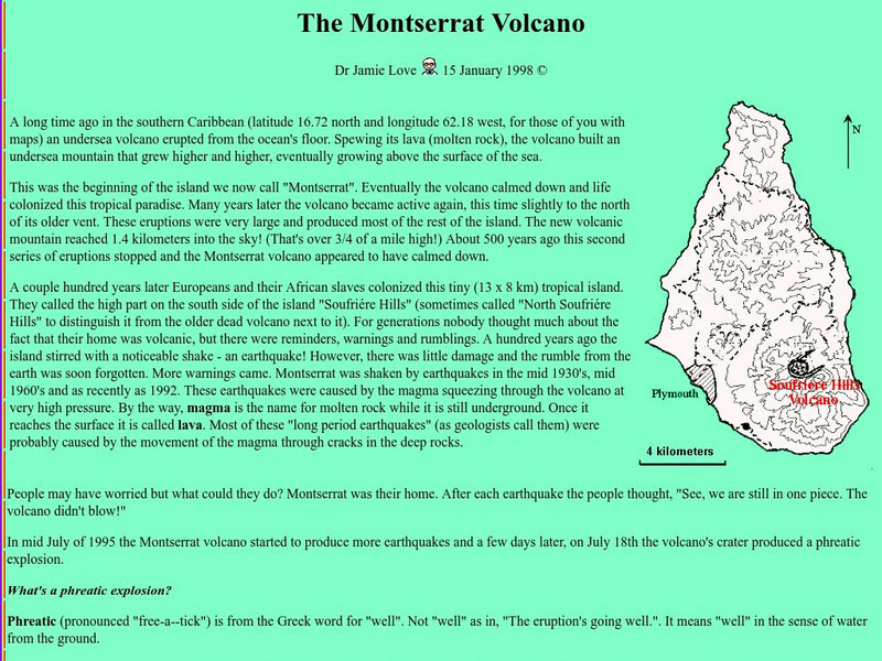 Science Explained: Montserrat Volcano Handout Science Explained: Montserrat Volcano Handout