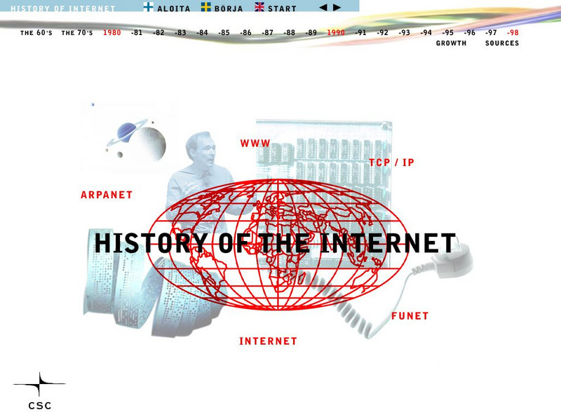 History of the Internet Website History of the Internet Website