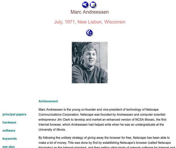 Thocp: Marc Andreesen Website