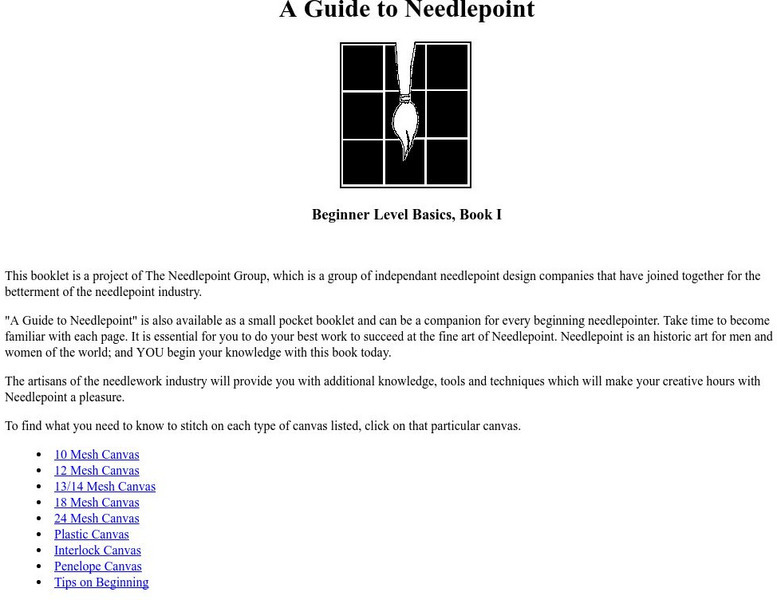 A Guide to Needlepoint Website