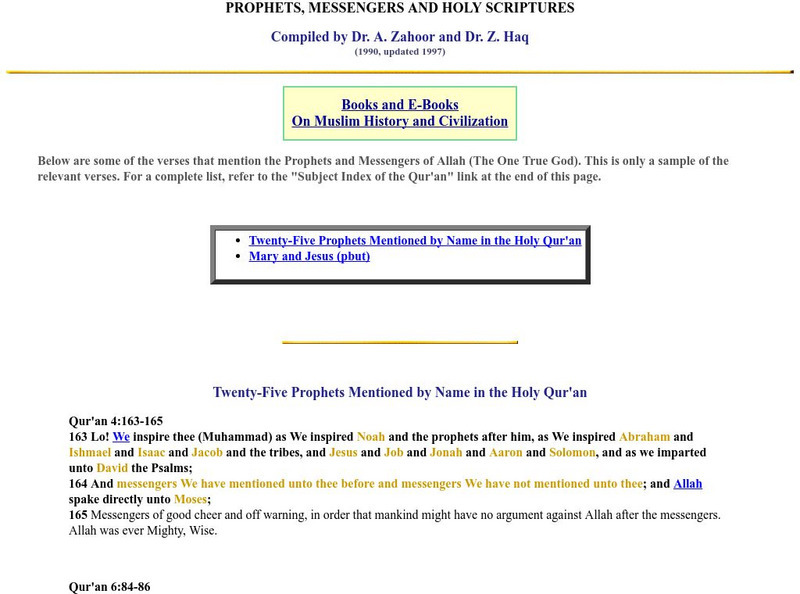 Muslims Online: Prophets, Messengers and Holy Scriptures eBook Muslims Online: Prophets, Messengers and Holy Scriptures eBook