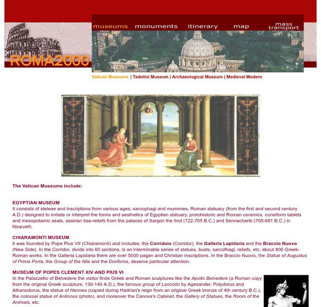 Vatican Museums Website Vatican Museums Website