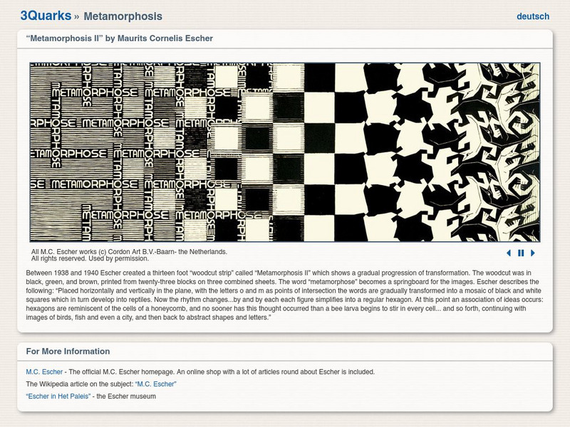 3 Quarks: Metamorphose Ii Interactive