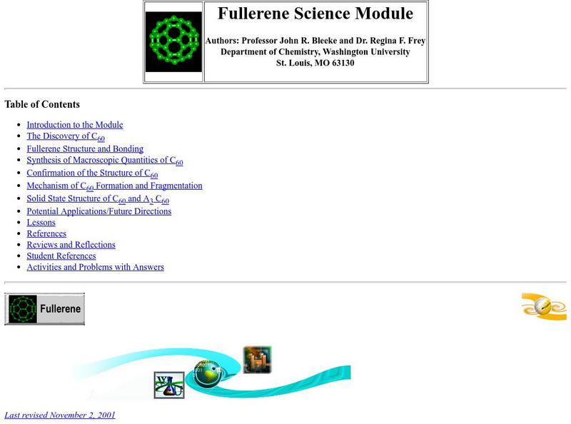 Wu St L Chemistry: Fullerene Science Module Unit Plan Wu St L Chemistry: Fullerene Science Module Unit Plan