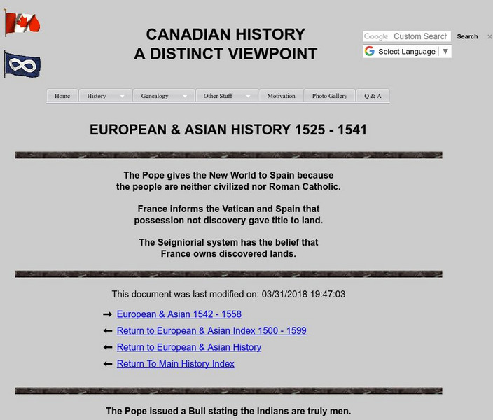 Early 16th European History Handout Early 16th European History Handout