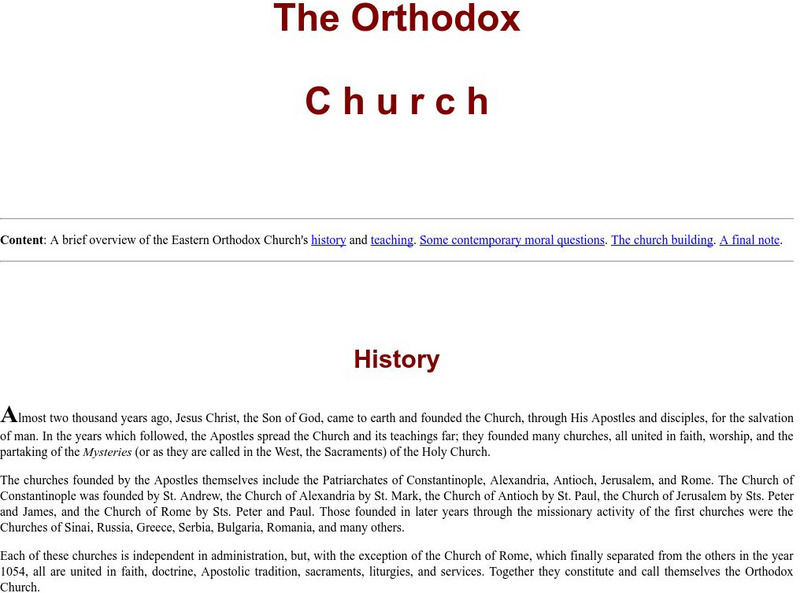 Holy Trinity Orthodox Mission: The Orthodox Church eBook Holy Trinity Orthodox Mission: The Orthodox Church eBook
