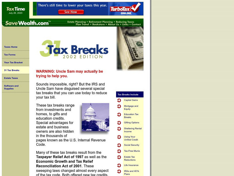 Save Wealth: 31 Ways to Reduce Taxes Article Save Wealth: 31 Ways to Reduce Taxes Article