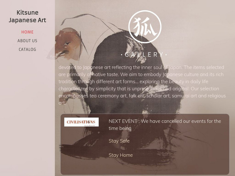 Kitsune Japanese Antiques Website